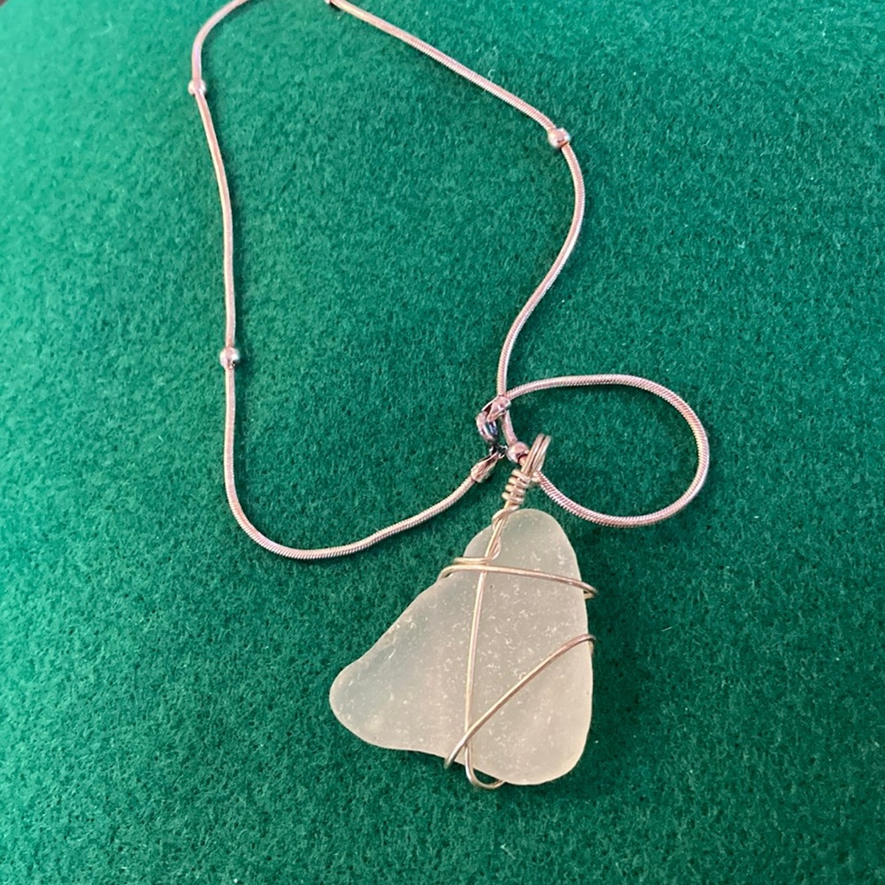 COPY - Soft aqua green sea glass